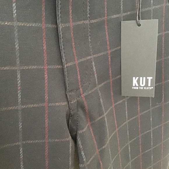 Kut From The Kloth Mia Skinny Ankle Plaid Pants - Picture 2 of 7